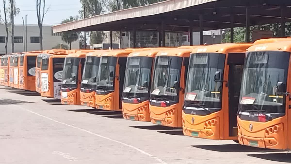 lucknow city transport services provide electric and cng buses on rent