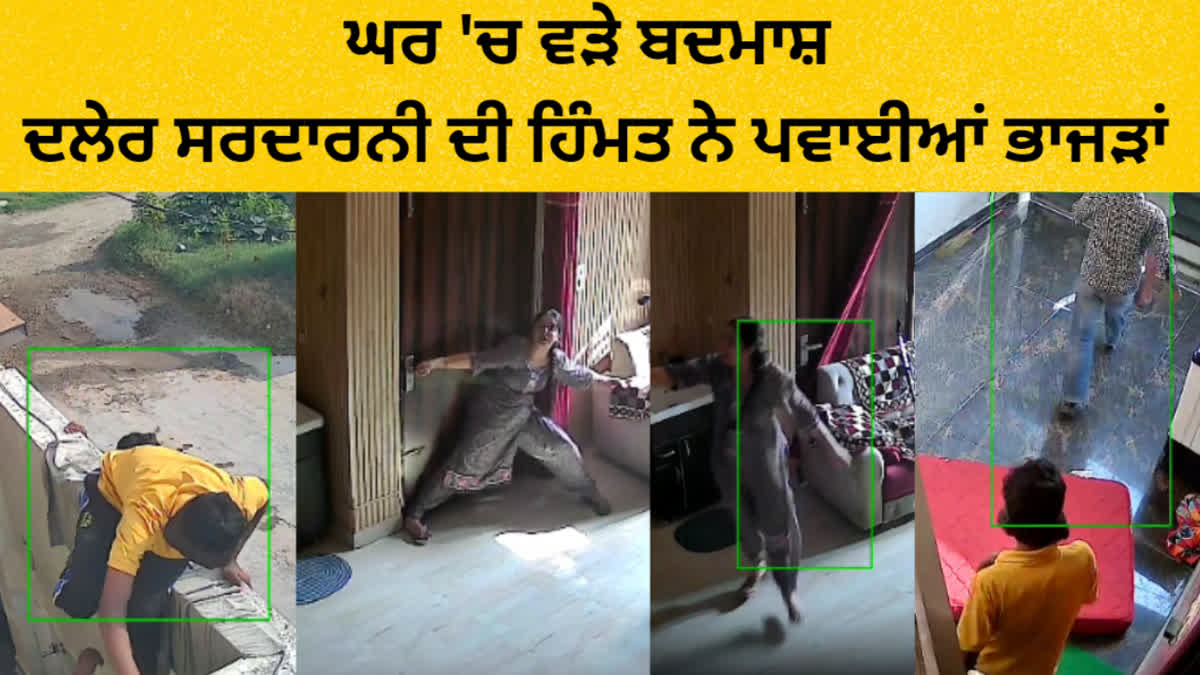 3 miscreants entered the house in broad daylight, the brave woman of the house found the robbers in Amritsar,CCTV VIRAL