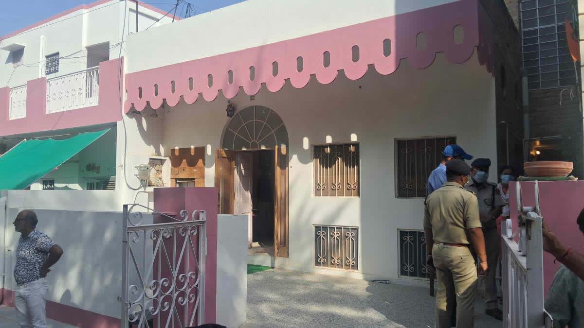 The house of the deceased in Bikaner