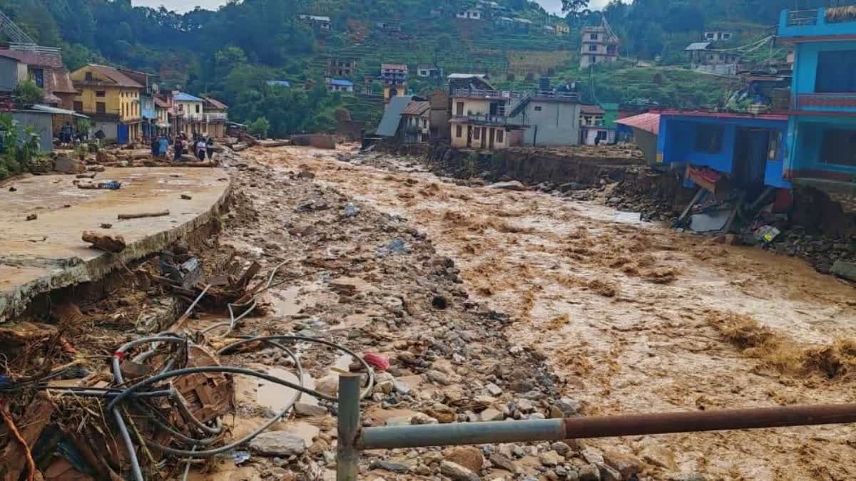 REWA 8 DEVOTEES STUCK NEPAL