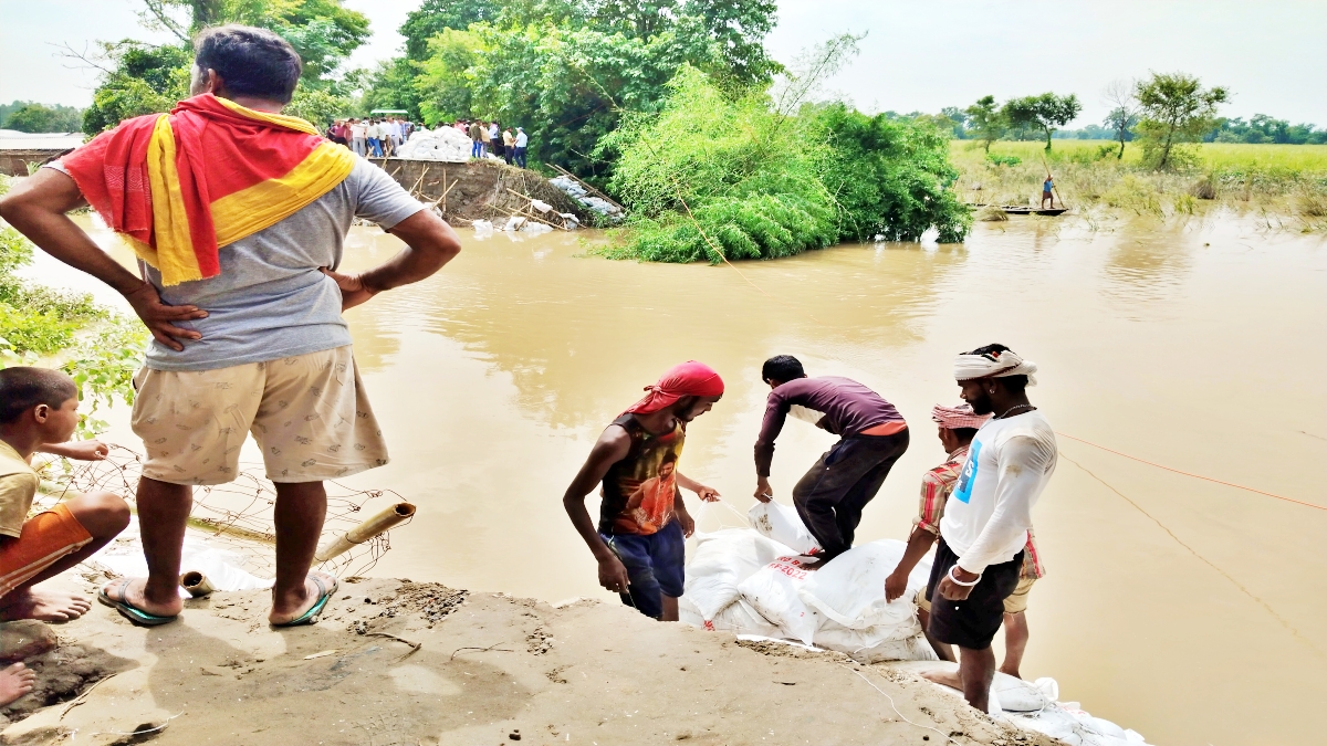 Champaran embankment broke