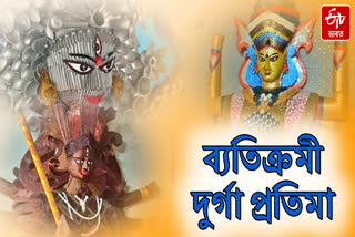 Exceptional idol of Goddess Durga in Dhubri with the message of a pollution-free society