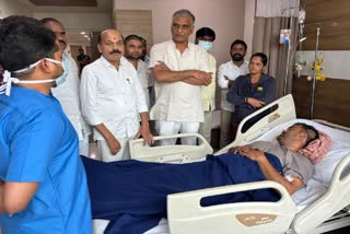 Harish Rao Visit to Injured Home Guard