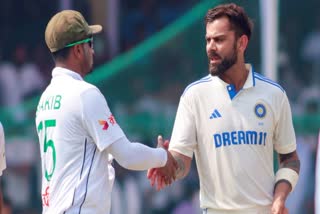 Virat Kohli and Shakib Al Hasan