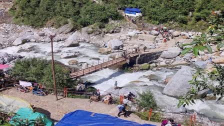 Kedarnath Rambara Bridge Construction