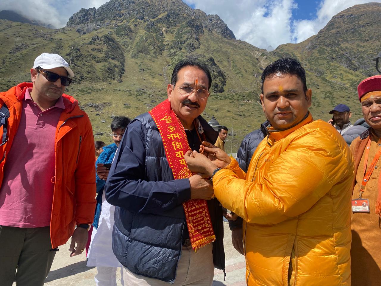 Pankaj Modi Did Darshan of Kedarnath Dham