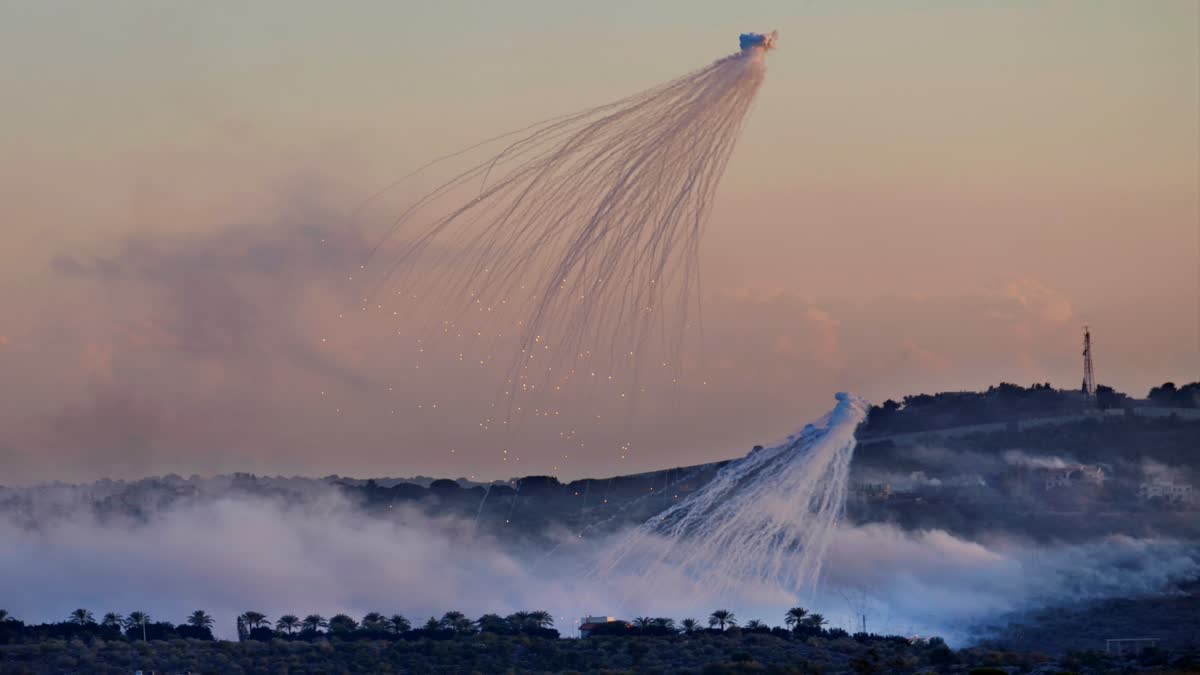 The human rights group Amnesty International said Tuesday Oct. 31, 2023 that civilians in southern Lebanon were injured earlier this month when Israeli forces hit a border village with shells containing white phosphorus, a controversial incendiary munition.
