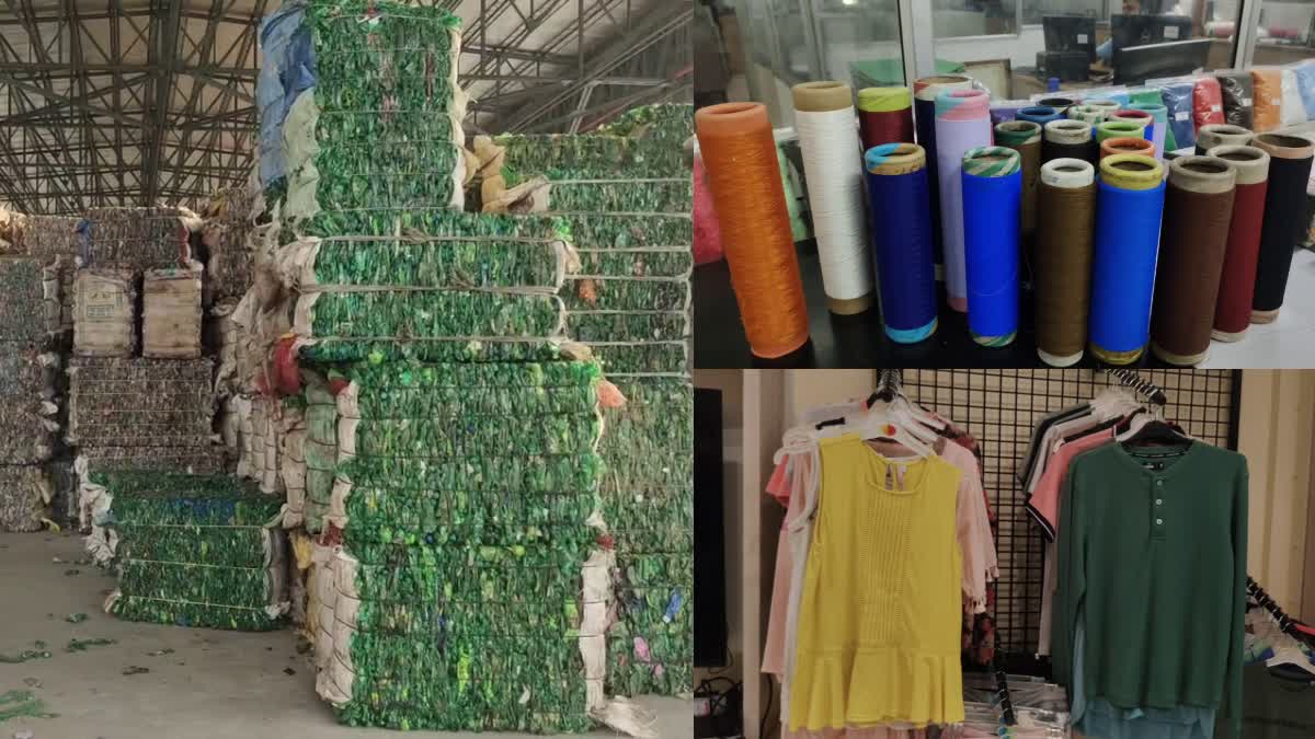 Recycling Bottles Into Synthetic Yarn