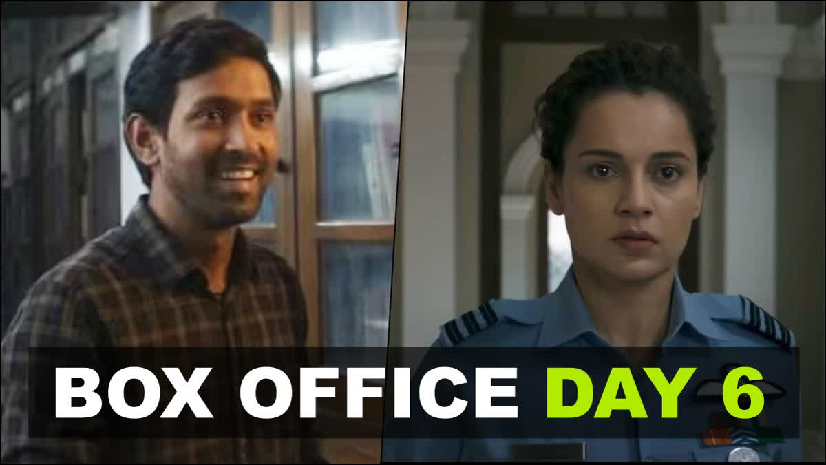 12th Fail vs Tejas box office day 6: Vikrant Massey starrer to cross Rs 10 crore mark, Kangana Ranaut's film lags behind