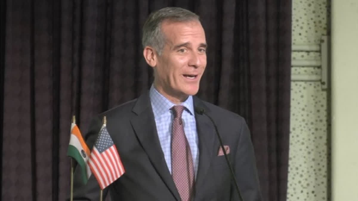US envoy Eric Garcetti holds meeting with Chairman and CEO of US-India Strategic Forum