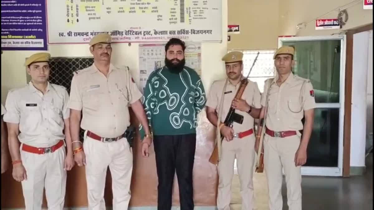 Beawar district police action,  arrested the main leader of Surya gang