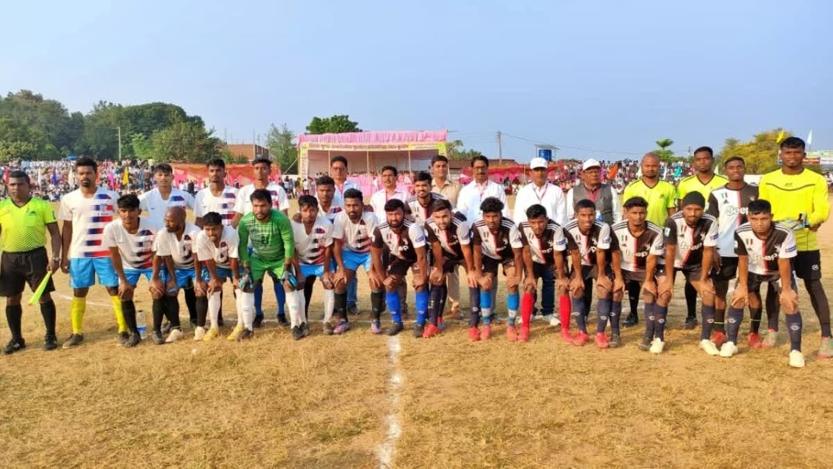 Interstate Football Tournament in Simdega