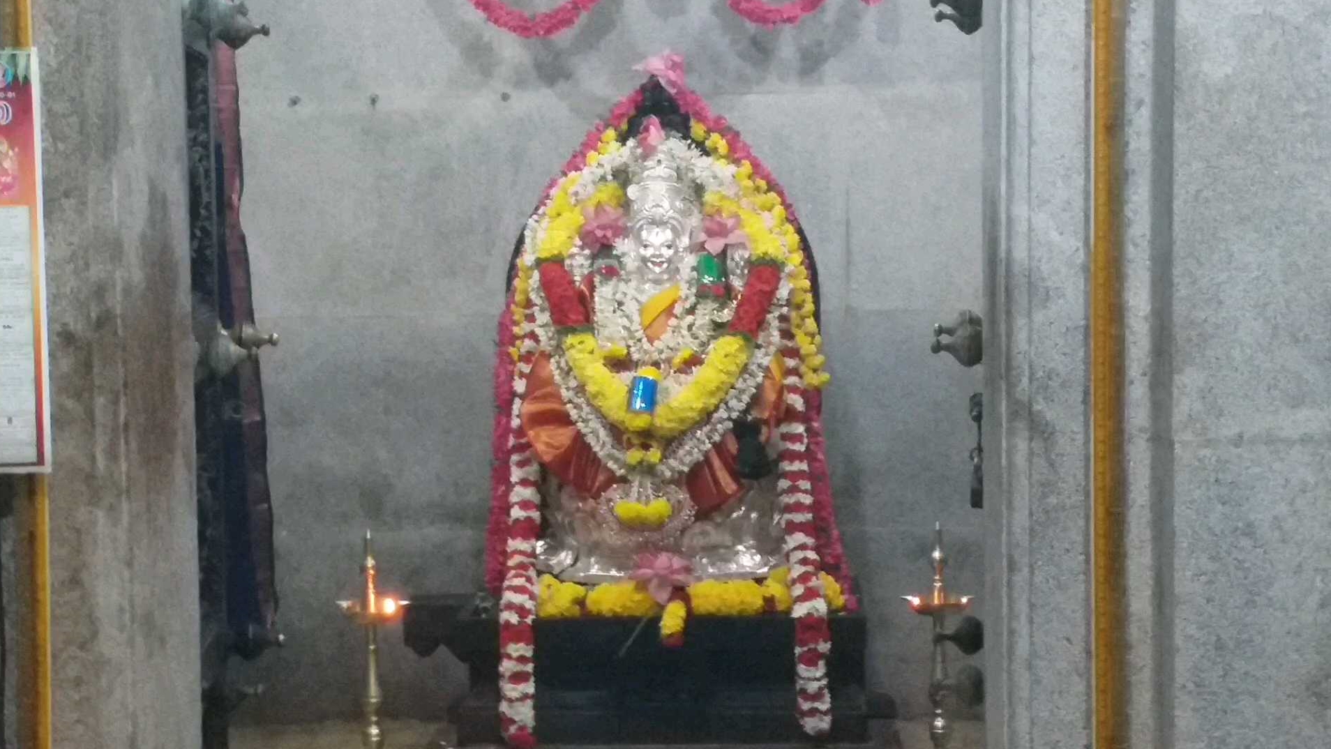 Bhubaneswari Temple is located in the Mysore Palace premises