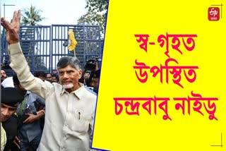 Chandrababu Naidu reaches home in Vijayawada after interim bail