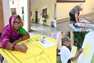 Art in Industries program in Jamshedpur