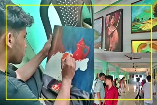 Painting exhibition held in Dhemaji