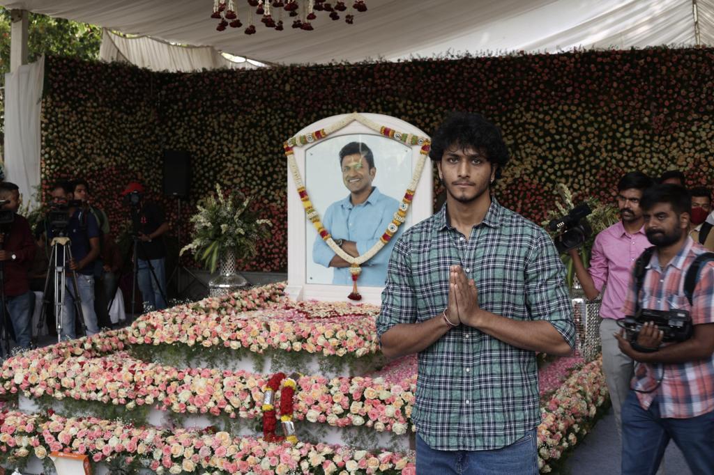 Gauri movie hero Samarjit Lankesh celebrated his birthday