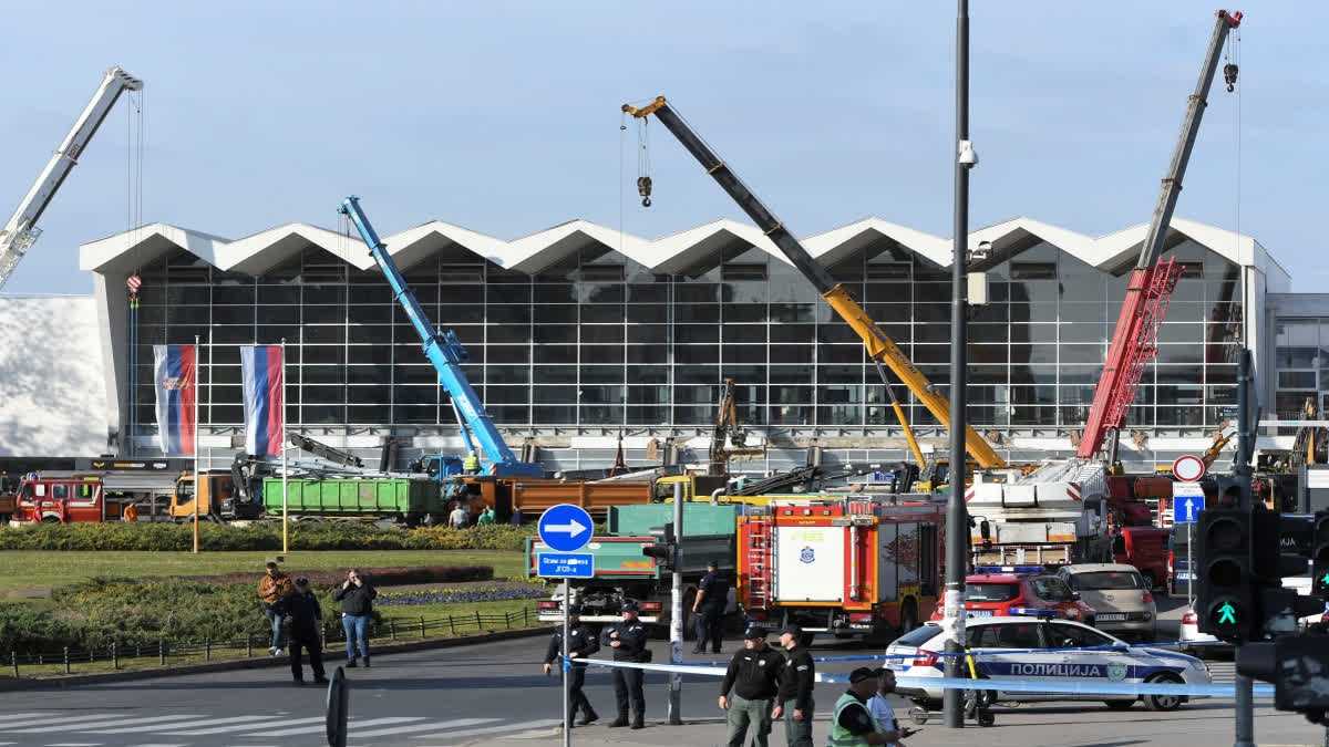 Roof Collapse At Serbian Railway Station Kills At Least 8