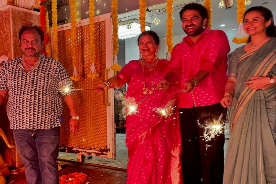 vishwak sen family diwali