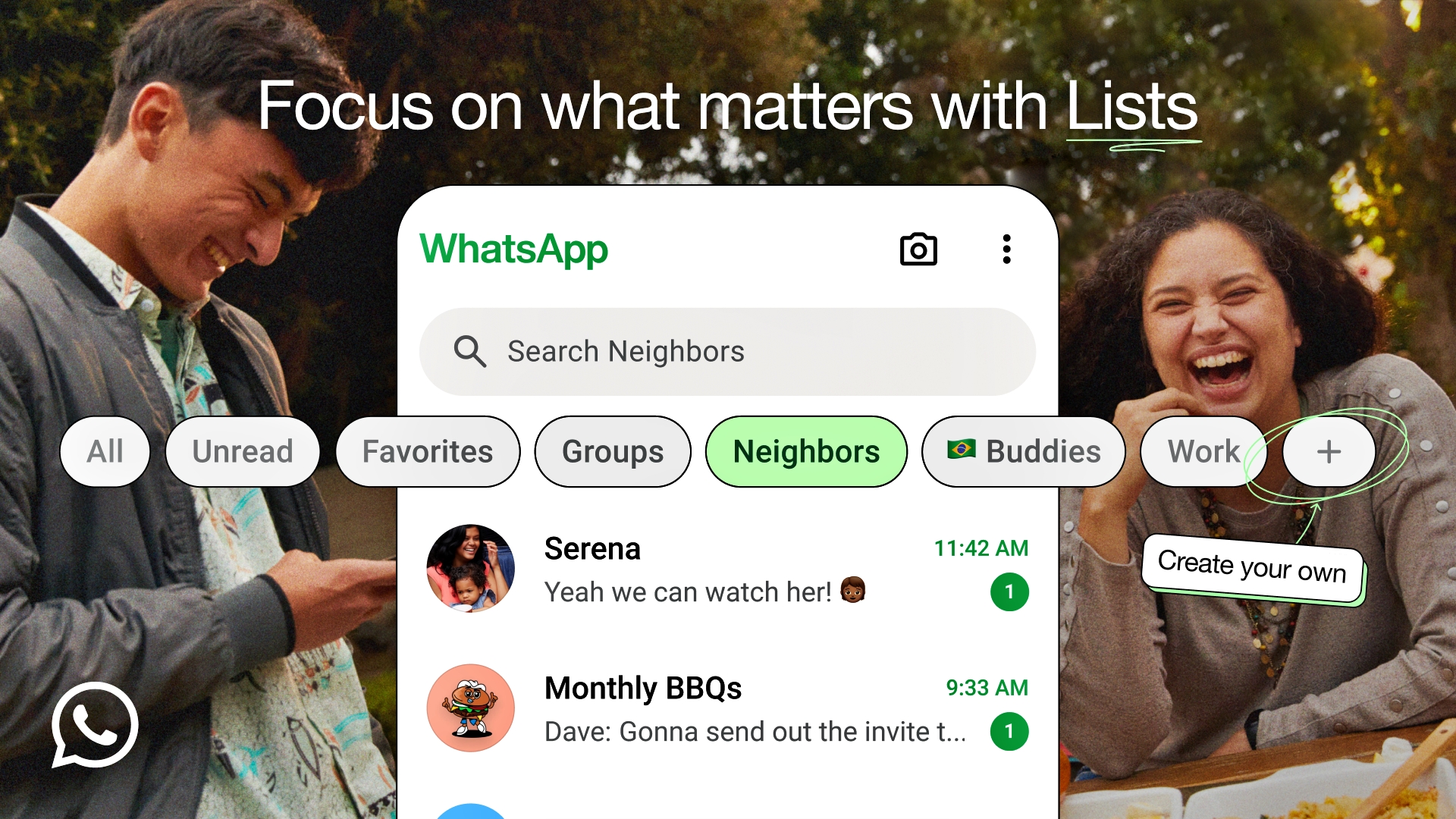 WhatsApp New Custom Lists Feature