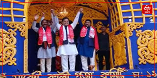 Union Minister Sarbananda Sonowal celebrate Kali Puja in Tinsukia