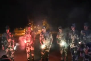 BSF Jawan Celebrate Diwali