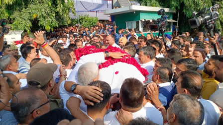 J&K BJP MLA Devender Singh Rana Cremated In Jammu; CM Omar Abdullah Pays Last Respects To Former Aide