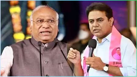 KTR Reacts On Mallikarjun Kharge Comments