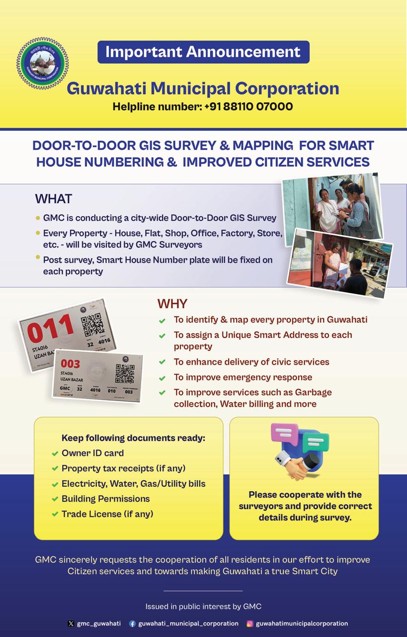 Door to Door GIS survey and Mapping for Smart House Numbering