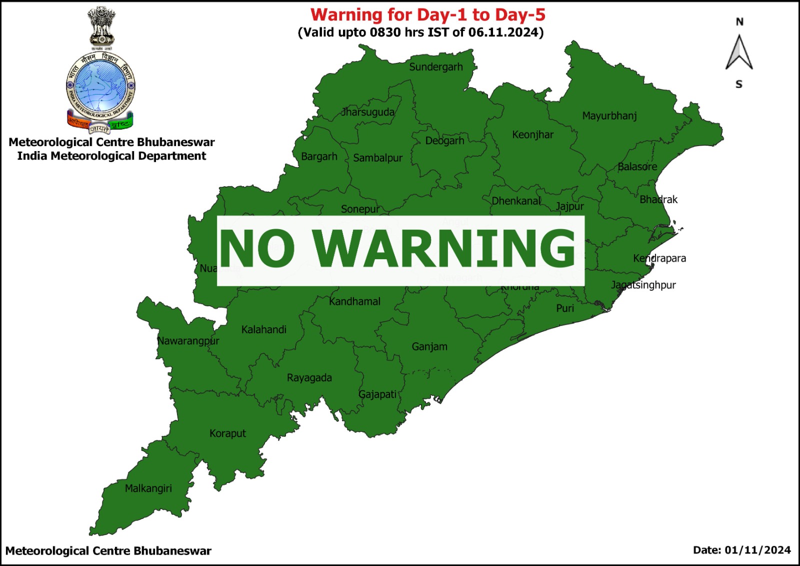 Odisha Weather Forecast Latest Update