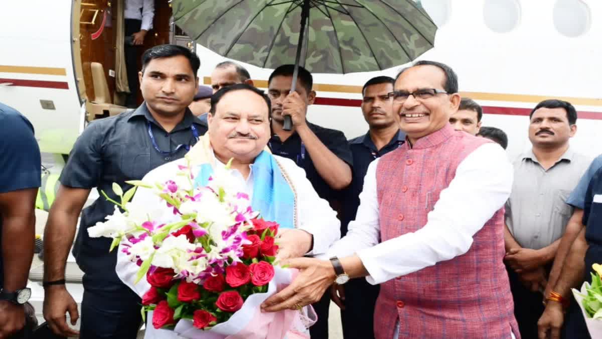 JP Nadda Gwalior visit