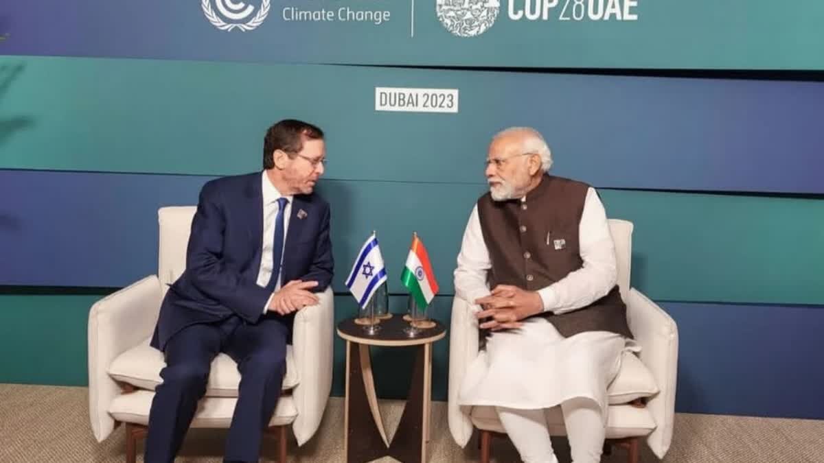 PM Modi meets Israeli President; reiterates India's support for two-state solution