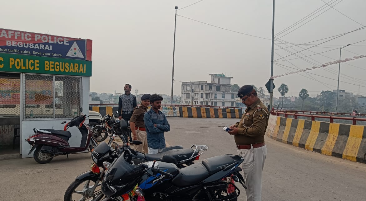Vehicle Checking Campaign In Begusarai
