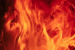 Umaria news Massive fire in businessman house