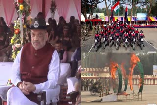 Bike parade of soldiers in hazaribag