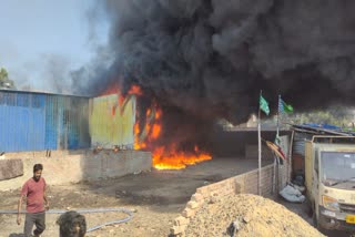 Fire Breaks Out at Plastic Factory