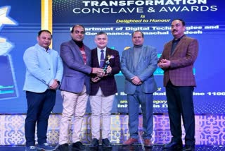 Himachal won 2 awards in Digital Transformation  Conclave Awards