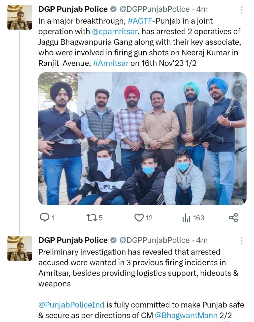 Three persons arrested including two activists of Jaggu Bhagwanpuria gang; The car used in the crime was also recovered