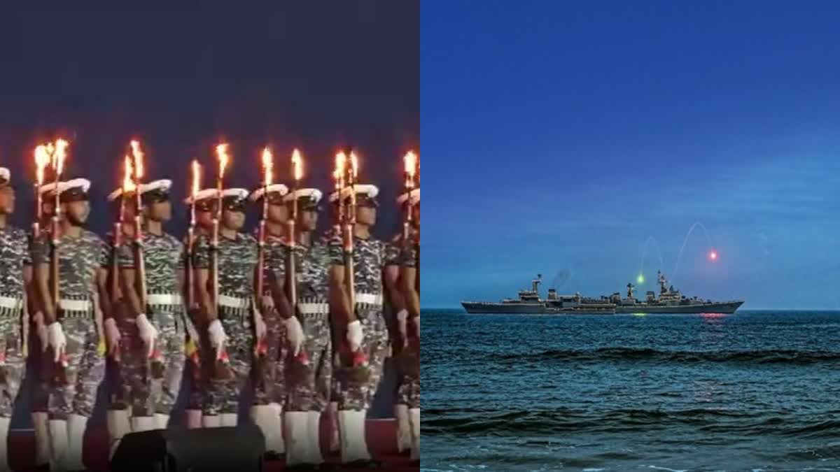 Odisha Indian Navy held rehearsal