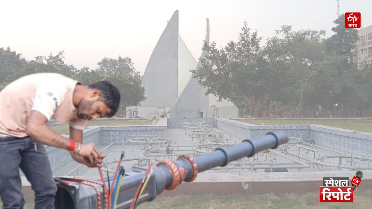 आगरा का शहीद स्मारक का कराया जा रहा विकास.