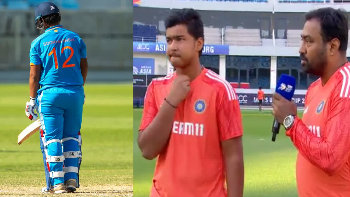 Vaibhav Suryavanshi made his one-day debut for India U19 in Asia Cup against Pakistan