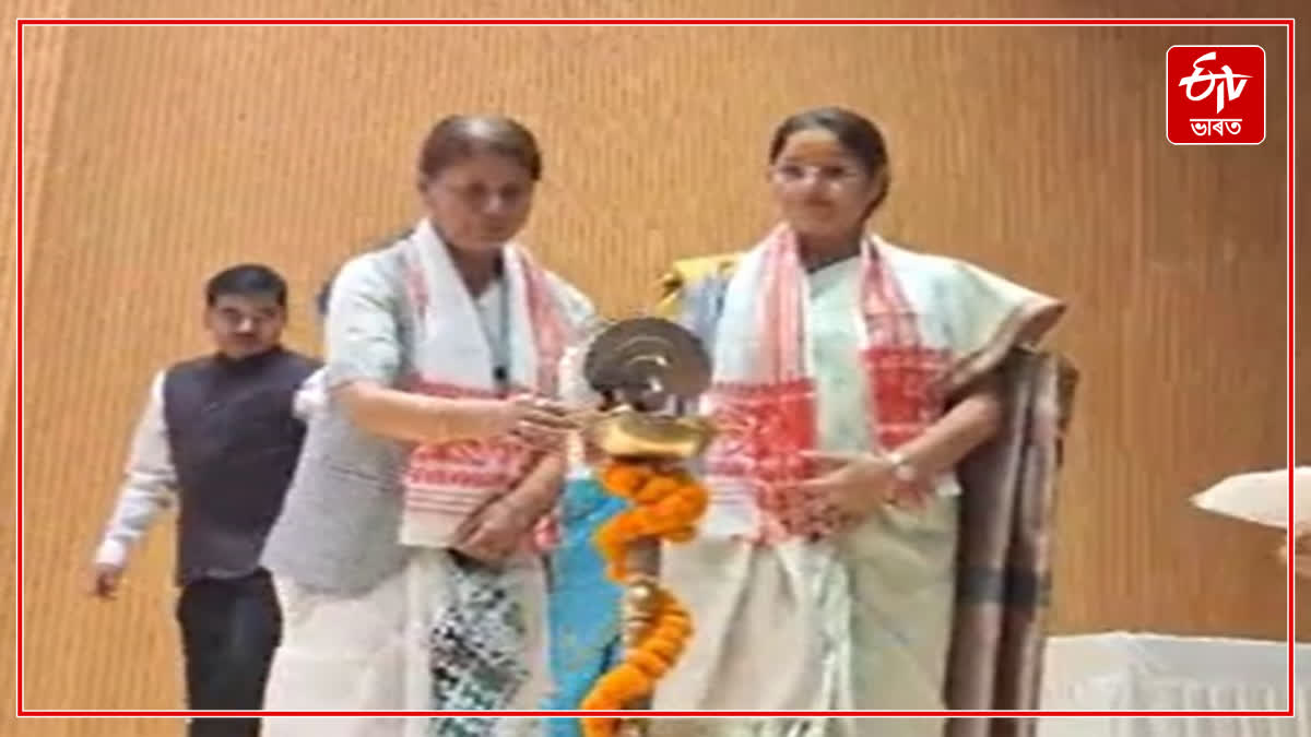 Union Minister Annapurna Devi attends 'Poshan Bhi Padhai Bhi' programme in Guwahati