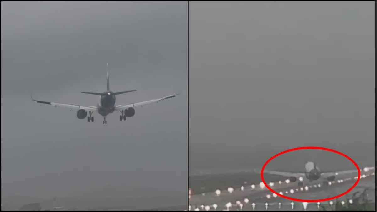 Watch: IndiGo Plane Aborts Landing Amid Strong Winds Following Cyclone Fengal