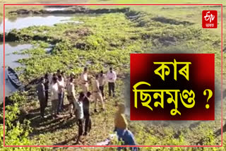 Dhakuakhana Murder Case, Recovered severed head of Unknown person