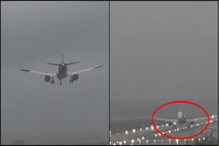 Watch: IndiGo Plane Aborts Landing Amid Strong Winds Following Cyclone Fengal