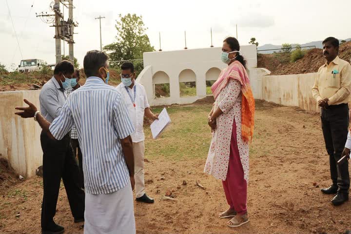 Perambalur District Collector inspected the reconstruction work