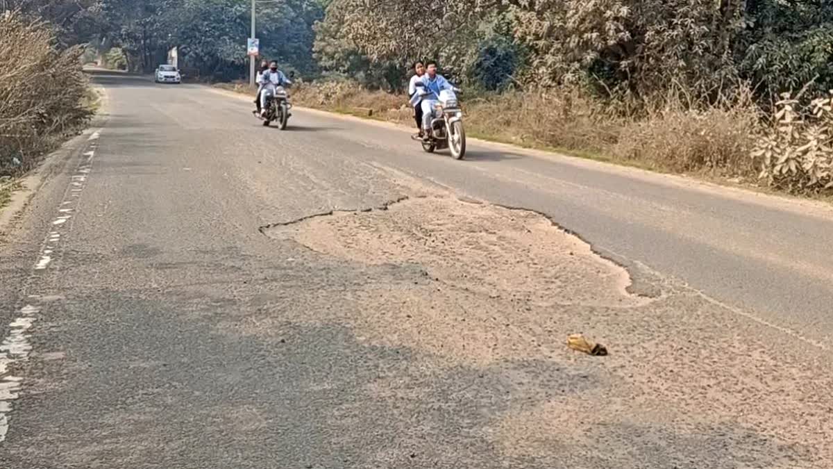 low grade road work in khordha