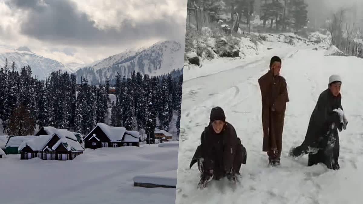 kashmir  winter season  കശ്‍മീരിൽ ശൈത്യം  ശ്രീനഗറിൽ ആശ്വാസം