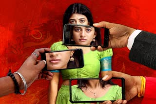 Kayal Anandhis mangai movie first look poster has been released