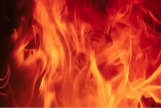 Four people burnt alive in Begusarai. Husband-wife and two children died in fire